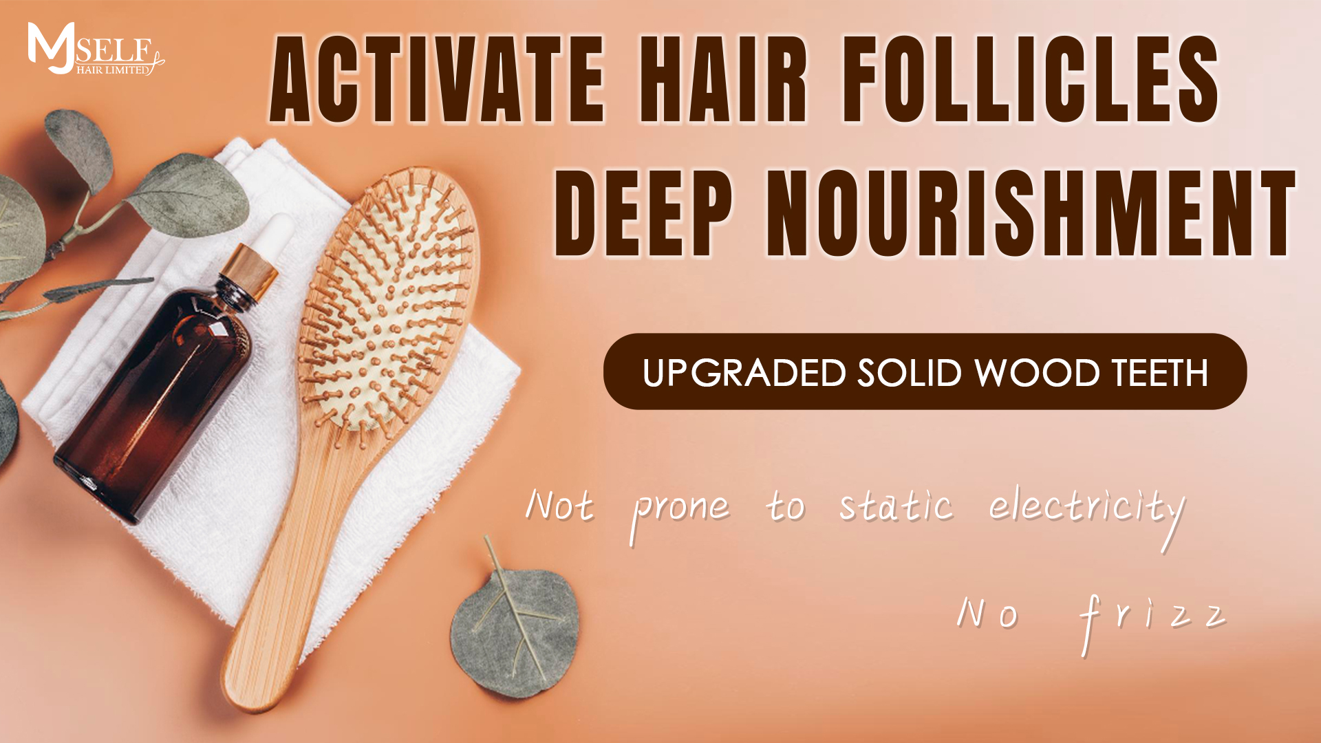 High-Resilience Bamboo Air Cushion Hair Brush - Image 4
